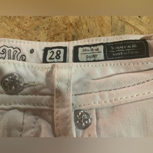 Miss me western light pink shorts